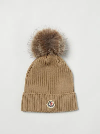 Moncler Simple Hat In Brown