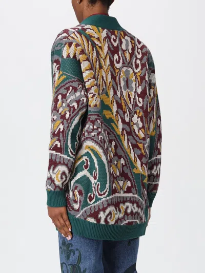 Etro Oversized Cardigan With Paisley Pattern In Multi