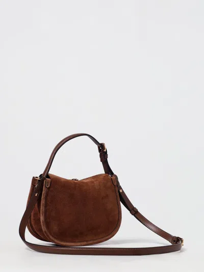 Etro Pony Small Suede Crossbody Bag In Brown