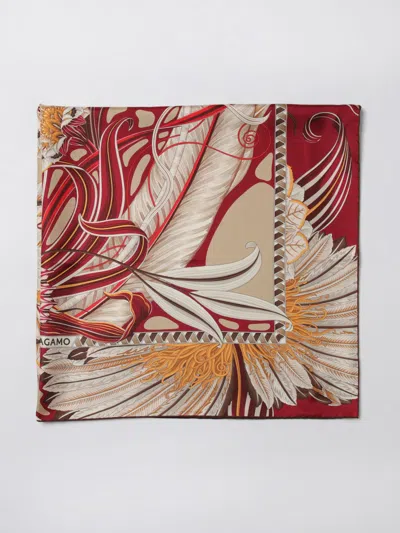 Ferragamo Silk Scarf In Multi