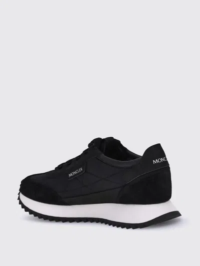 Moncler Ylon And Leather Pacey2 Sneakers In Black