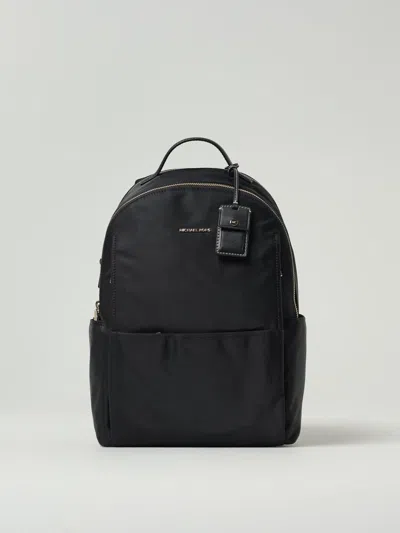 Michael Kors Sable Medium Pebbled Leather Backpack In Black