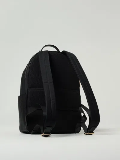 Michael Kors Sable Medium Pebbled Leather Backpack In Black
