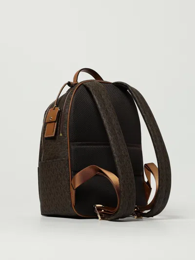 Michael Kors Sable Large Signature Logo Backpack In Brown