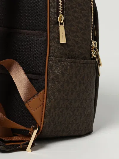 Michael Kors Sable Large Signature Logo Backpack In Brown