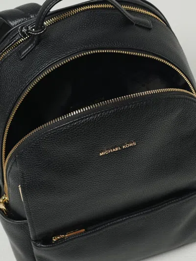 Michael Kors Sable Medium Pebbled Leather Backpack In Black