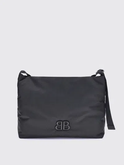 Balenciaga Logoed Shoulder Bag In Black