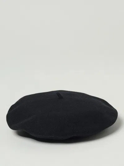 Borsalino Wool Beret In Black