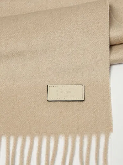 Agnona Scarf Woman  In Yellow