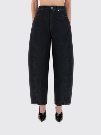 Givenchy Balloon-fit Denim Jeans With Classic Texture In Blue