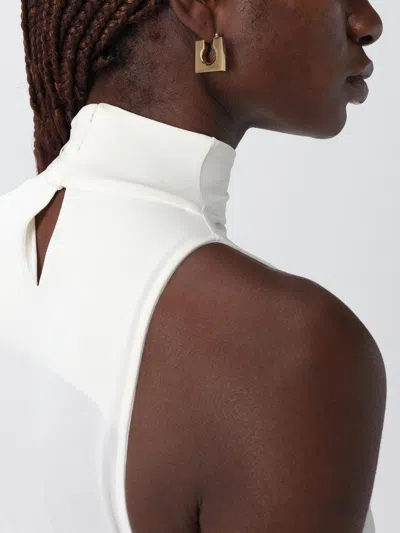 Jacquemus Les Boucles Rond Carre In Gold