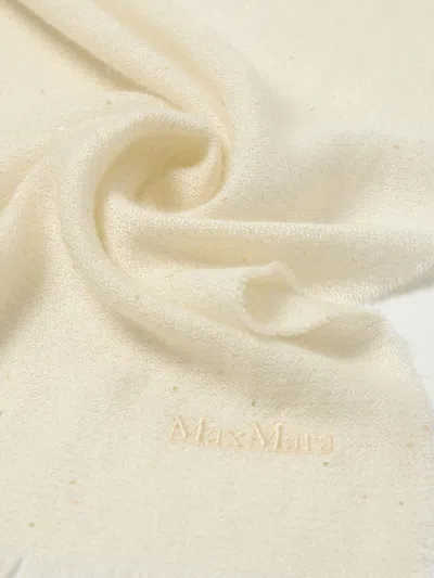Max Mara Scarf Woman  In White
