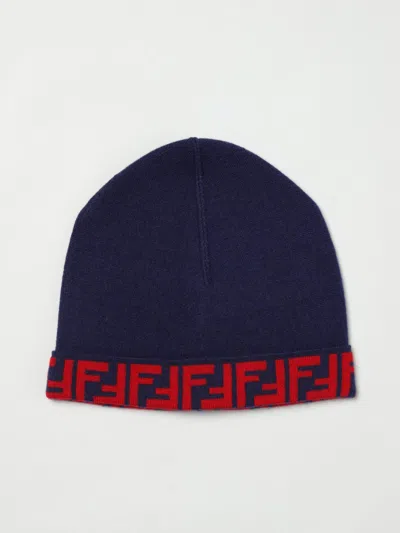 Fendi Kids Hat In Blue