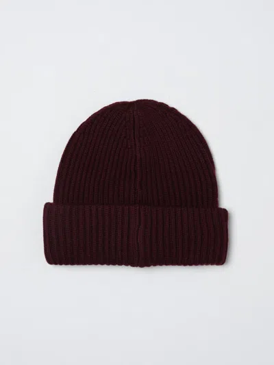 Paolo Pecora Hat Men  In Burgundy