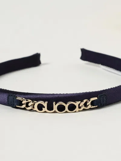 Gucci Hairband Kids  In Blue