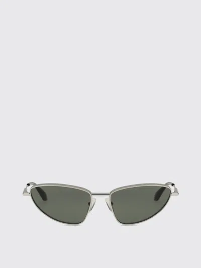 Alexander Mcqueen Eyewear Cat Eye Frame Sunglasses In Metallic