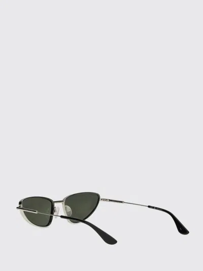 Alexander Mcqueen Eyewear Cat Eye Frame Sunglasses In Metallic