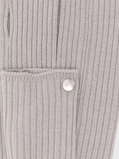 Rick Owens Virgin Wool Sleeves In Neutral