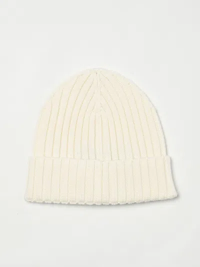 Paul & Shark Paul &amp; Shark Moon Badge Beanie In Neutral