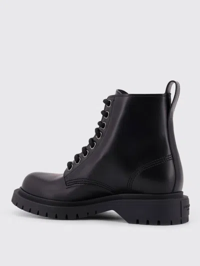 Givenchy Chunky Sole Round Toe Leather Ankle Boots In Multi