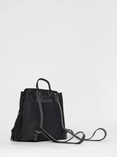 Secret Pon-pon Shoulder Bag Woman  In Black
