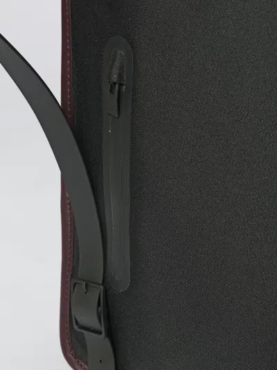 Rains Mini Flap-closure Backpack In Burgundy