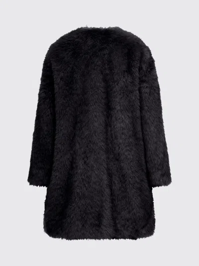 Max Mara Studio Eros Coat In Black