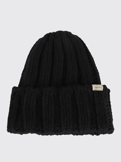 Woolrich Cable-knit Beanie Hat In Black