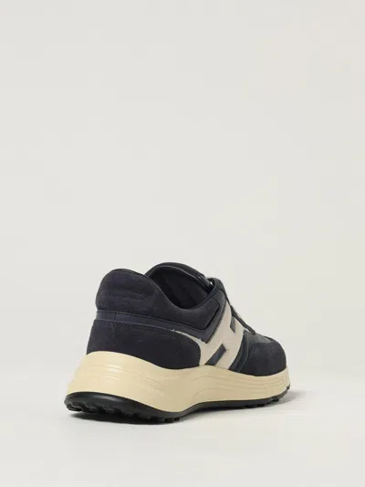 Hogan Hyperlight Suede And Nappa Leather Sneakers In Black