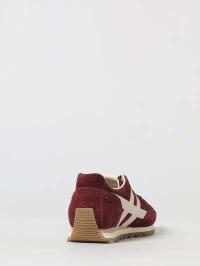 Hogan Mother Stretch Denim The Rambler Zip Heel Jeans In Burgundy