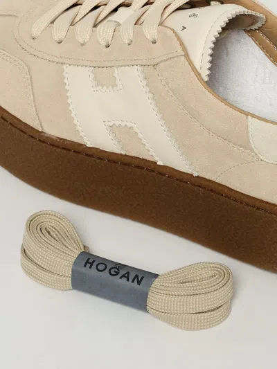 Hogan Cool Suede Trainers With Thick Soles In Multi