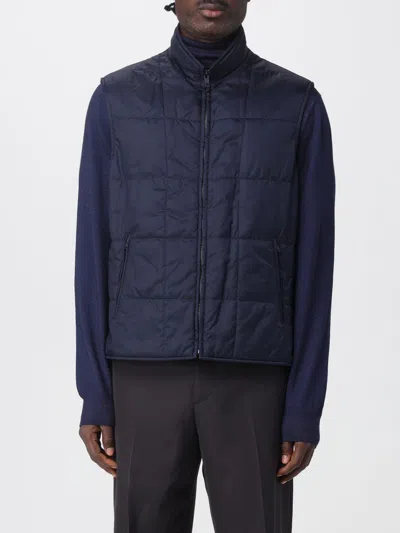 Fay Two-button Peak-lapel Jacket In Blue