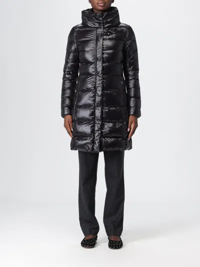 Fay Down Jacket With Long Quilted Design In Black