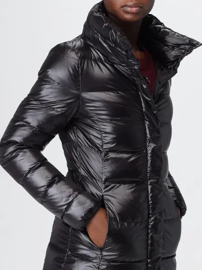 Fay Down Jacket With Long Quilted Design In Black