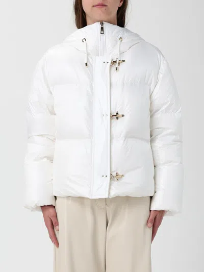 Fay Hooded Puffer Coat In White