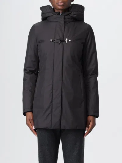 Fay Double-breasted Toggle Coat With Detachable Front Panel In Multi