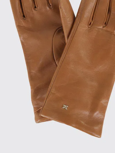 Max Mara Gloves Woman  In Brown