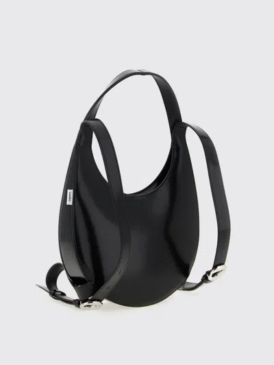 Coperni Medium Soft Swipe Leather Shoulder Bag In Black