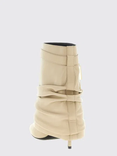 Givenchy Slouchy Stiletto Ankle Boots With Pointed Toe In Neutral