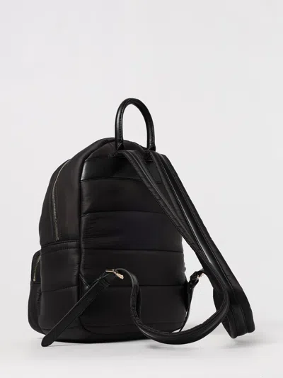 Love Moschino Heart-plaque Quilted Backpack In Black