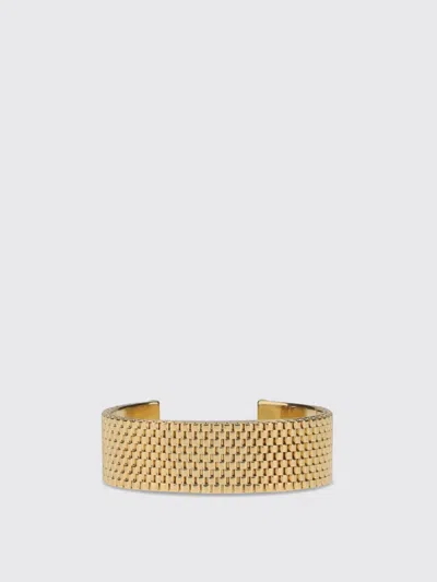 Jil Sander Women Bracelet Refined Mesh Texture In Gold