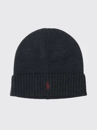 Polo Ralph Lauren Wool Beanie Hats Grey In Gray