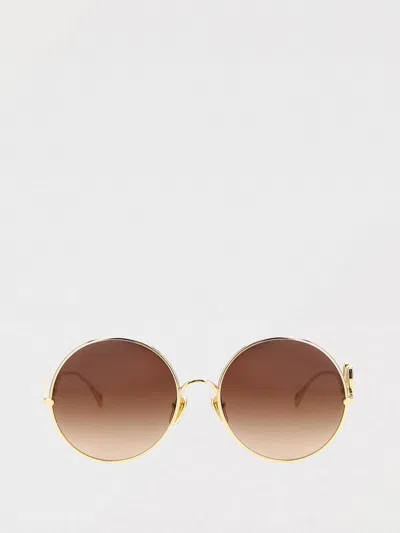 Chloé Gold Metal Sunglasses In Gold