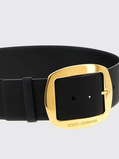 Dolce & Gabbana Large Buckle Strap Accessory In Black