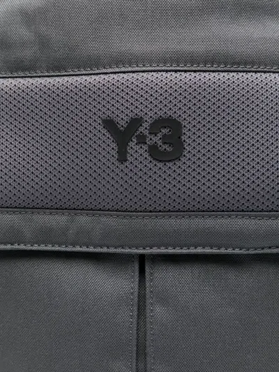 Y-3 Carrying Backpack Adaptable Straps In Gray