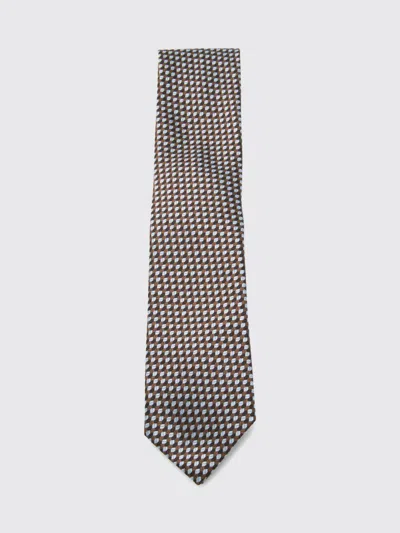 Zegna Geometric-pattern Tie In Multi