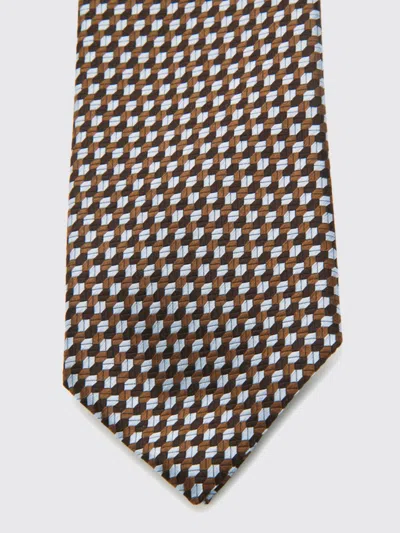 Zegna Geometric-pattern Tie In Multi