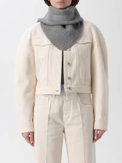 Jacquemus Scarf Woman  In Gray