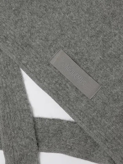 Jacquemus Scarf Woman  In Gray