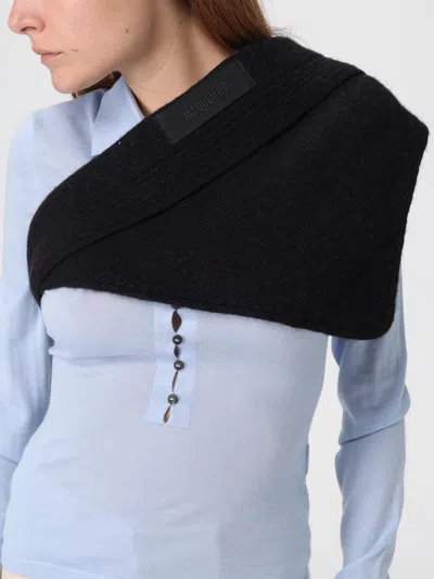 Jacquemus Scarf Woman  In Black